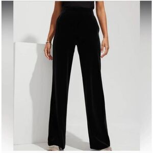 White House Black Market Wide Leg Velvet Pants Size 10 Short NWT